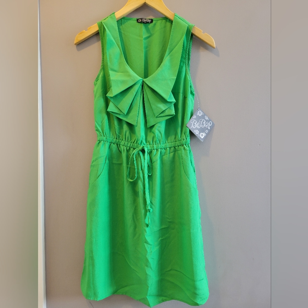 NWT Size Small BeBop Kelly Green Dress.